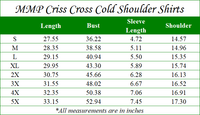 Brown Criss Cross Cold Shoulder Shirt (MMP)