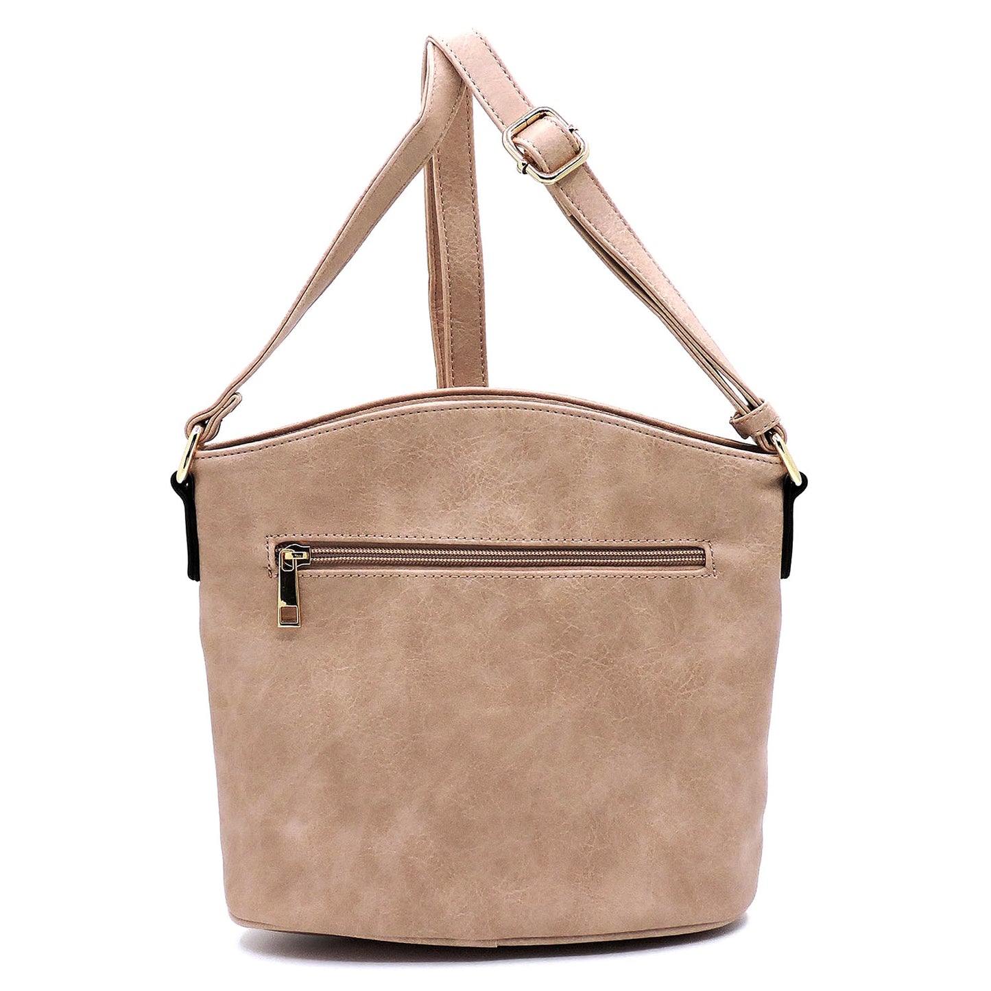 Multi Zip Pocket Crossbody Bag