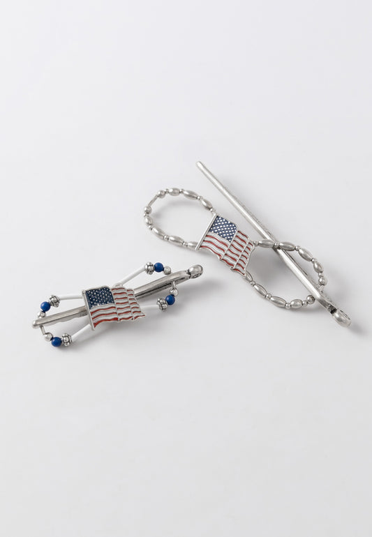 American Flag Flexi Clip
