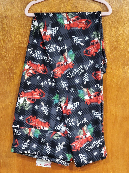 Festive Potty Talk Gnomes Leggings (TDL)