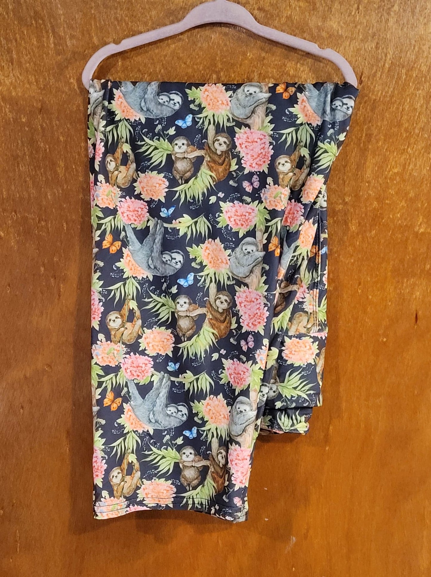 Floral Sloth with pockets WW