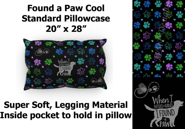 Found A Paw Cool Pillowcase (MMP)