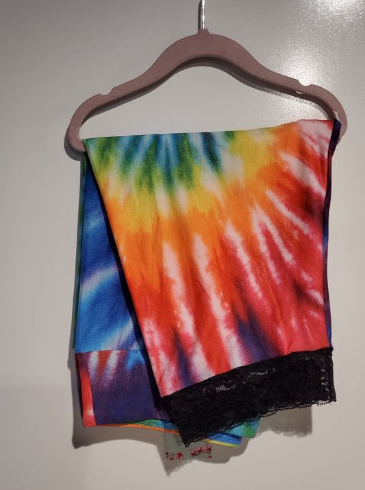 Tie Dye Capri with Lace Legging (GC)