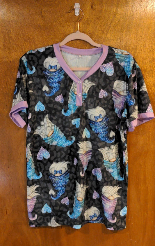 Galaxy Leopard Gnomes Pajamas JAAM