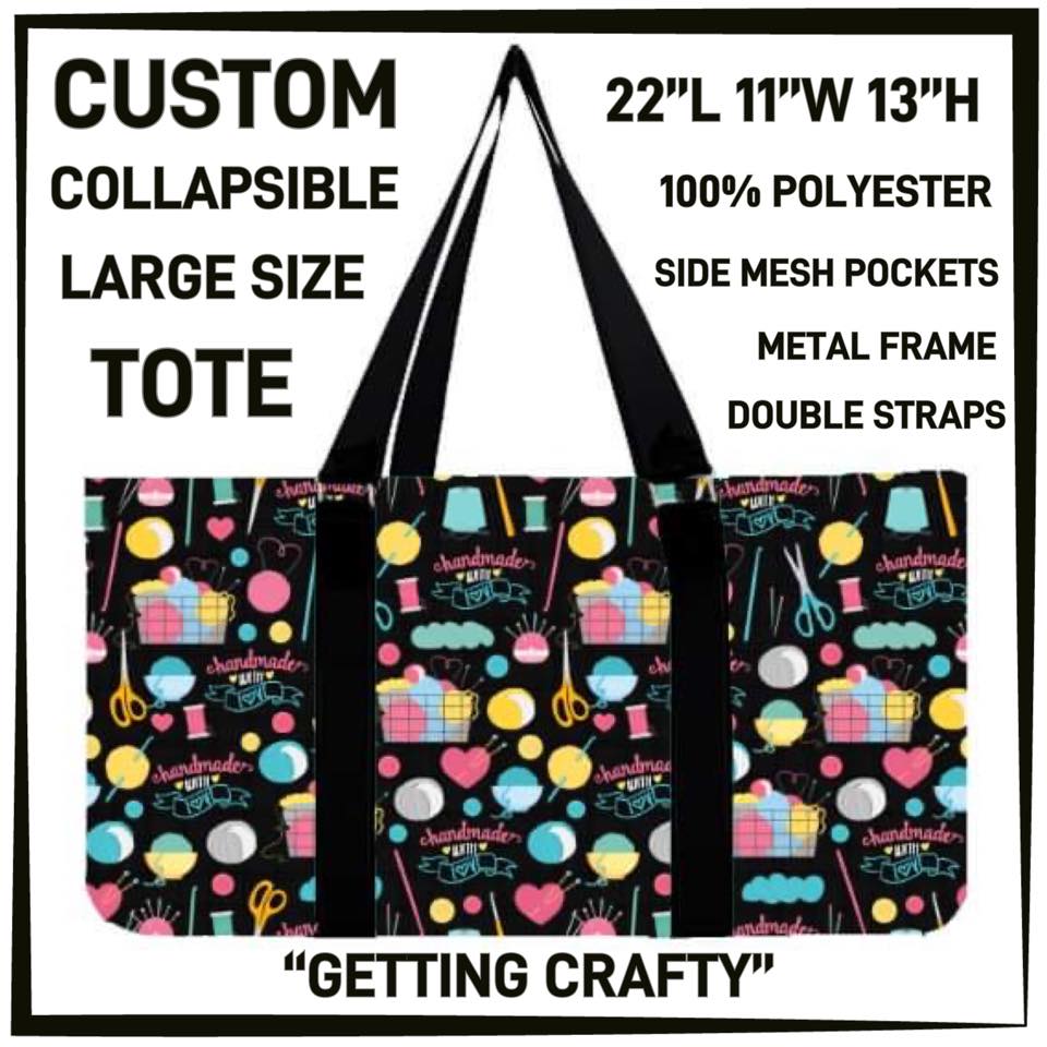 Getting Crafty Collapsible Tote (AR)