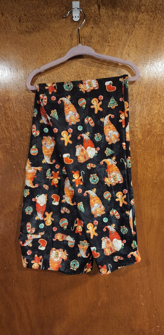 Gingerbread Friends Leggings with Pockets (AR)