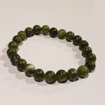 8mm Green Jade Bracelet