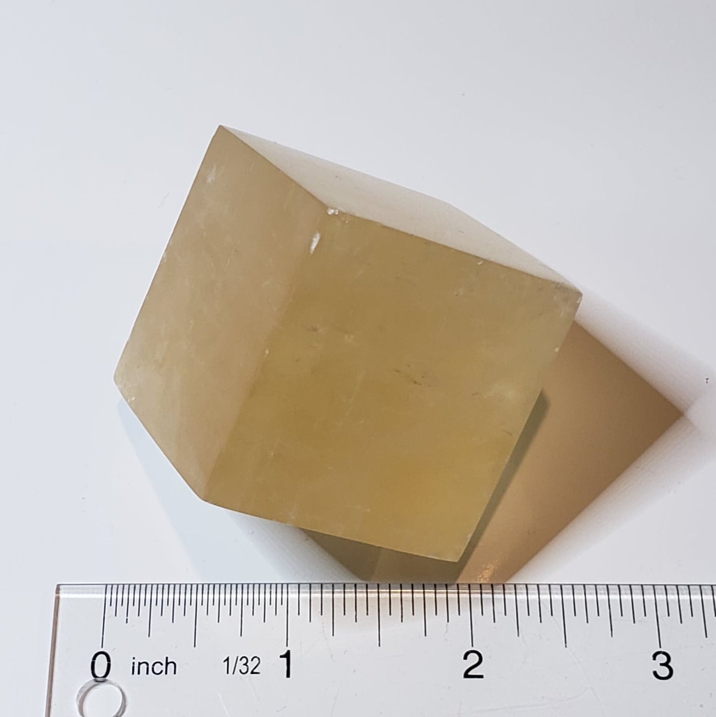 Honey Calcite Cube