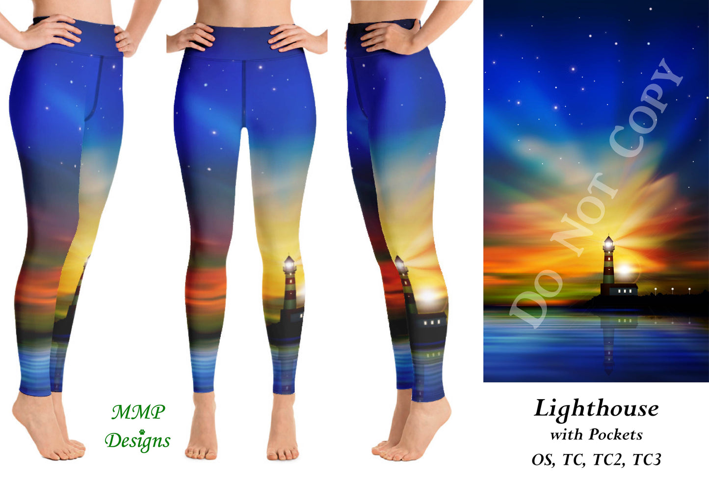 Lighthouse Leggings/Capri with Pockets (MMP)