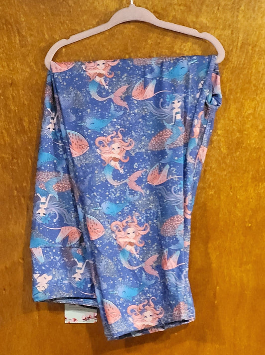 Mermaid Life Capri Leggings (WW)