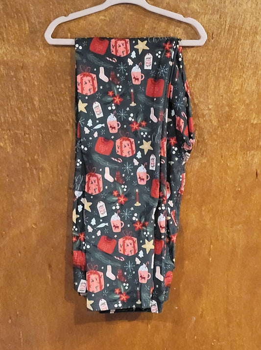 Merry Christmas Leggings with Pockets (TDL)