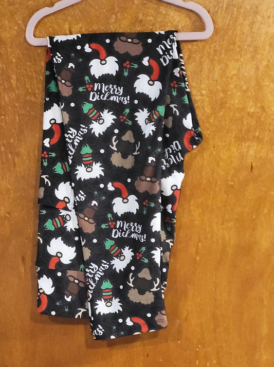 Merry Dickmas Leggings with Pockets (TDL)