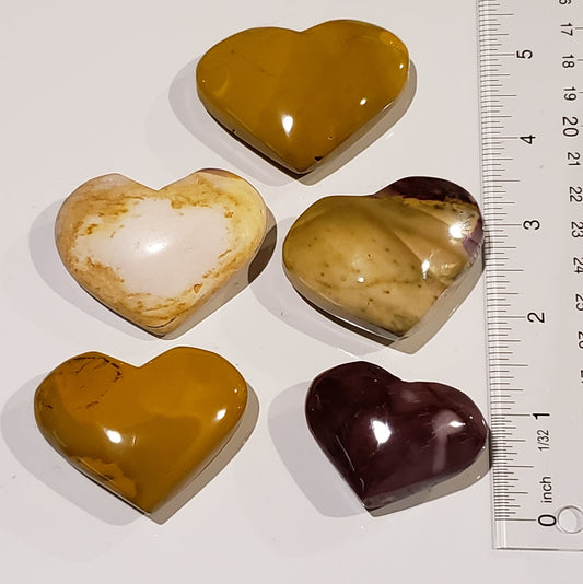 Mookaite Hearts