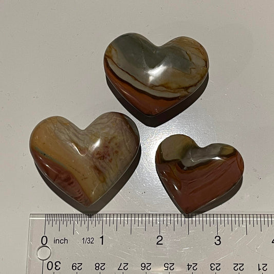 Polychrome Jasper Heart