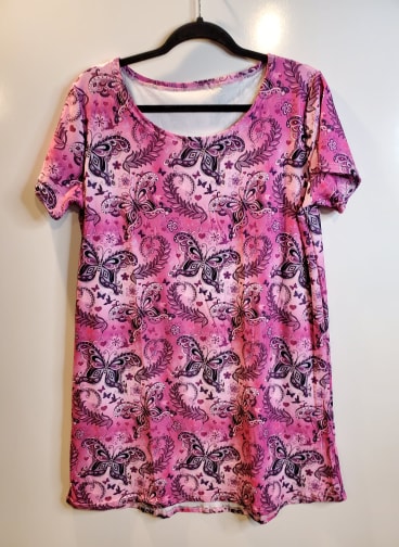 Purple Butterfly Nightgown (W)