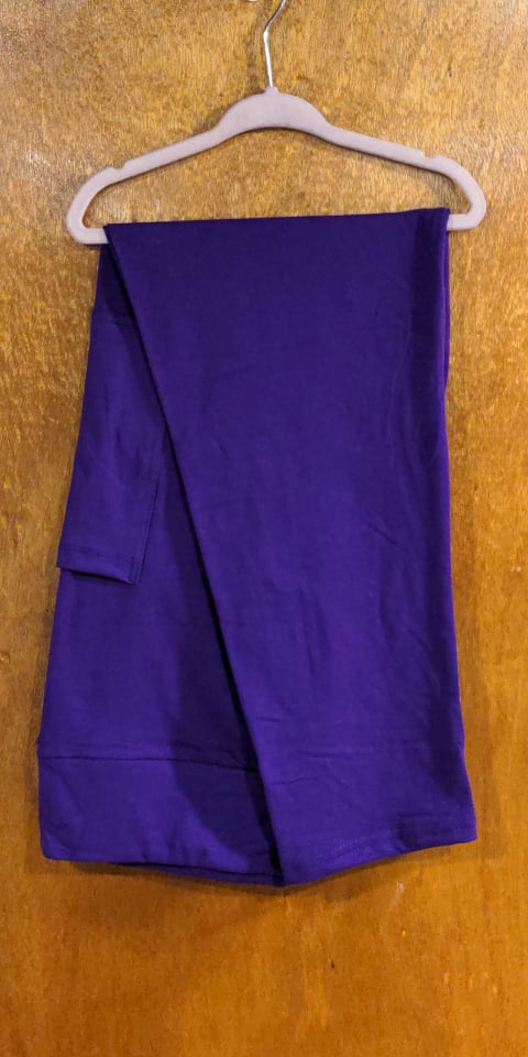 Solid Purple Leggings with Pockets (MMP)