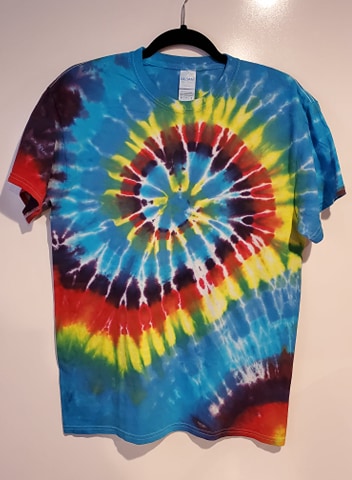 Rainbow Spiral Tie Dye Shirt