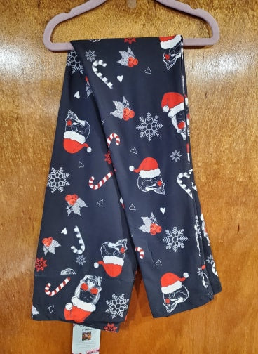 Santa Skulls Leggings (LEB)