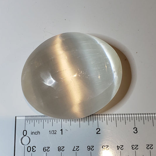 Selenite Palmstone