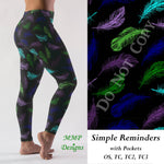 Simple Reminders Leggings/Shorts with Pockets (MMP)