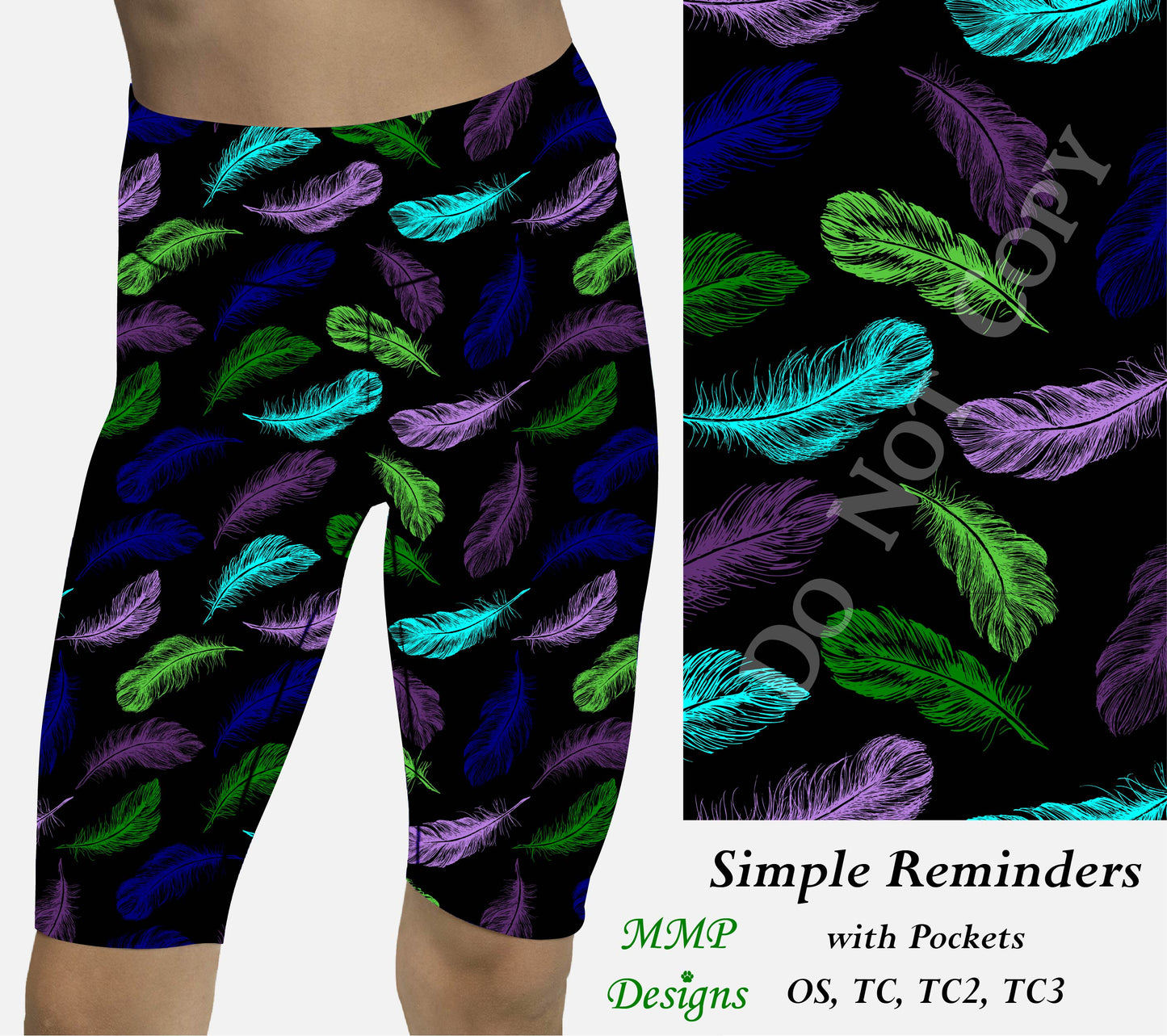 Simple Reminders Leggings/Shorts with Pockets (MMP)