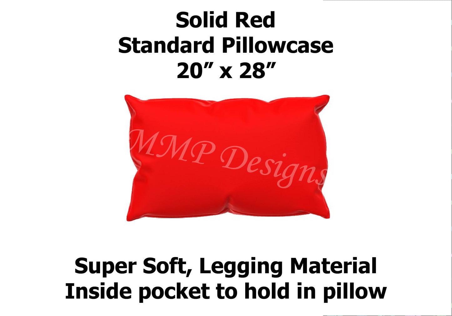 Solid Red Pillowcase (MMP)