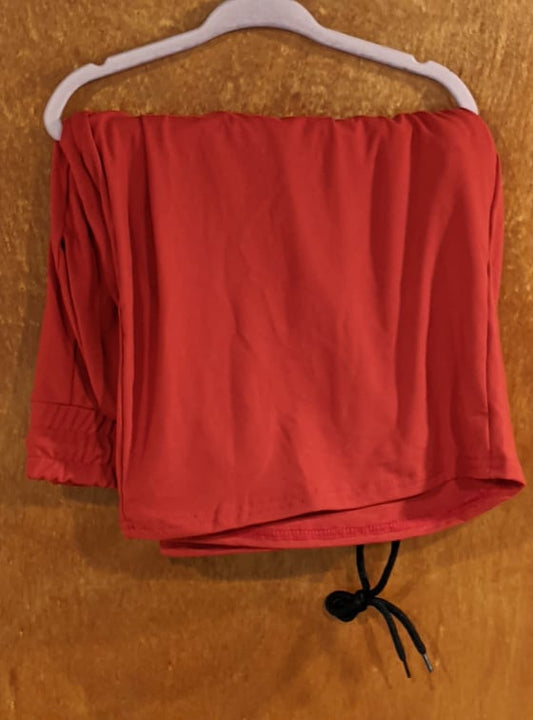 Solid Red Relax Fit Shorts (WW)