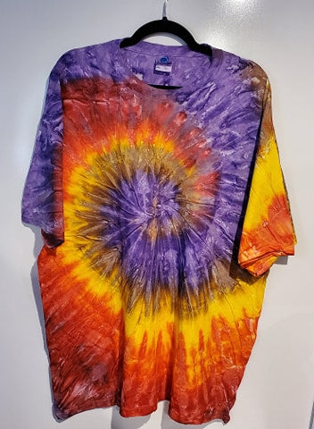 Sunset Spiral Tie Dye Shirt