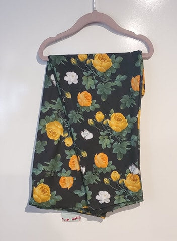 Yellow Floral Capri (TLG)