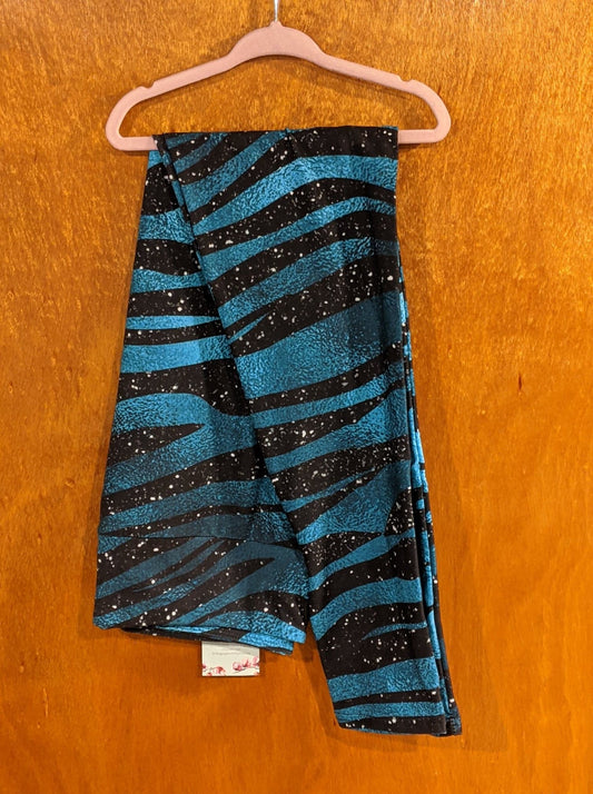 Glittery Teal Zebra (MHD)