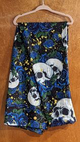 Splatter Skull & Roses Leggings (PPD)